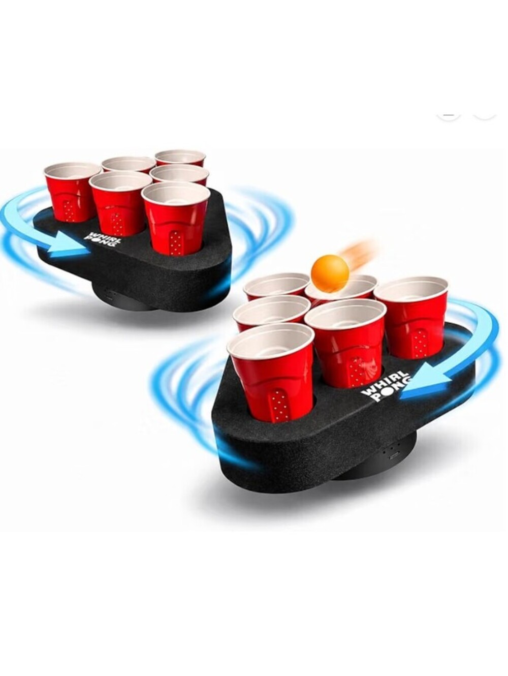 Whirl Pong Ultimate Turning Pong Party Drinking Game Set NEW